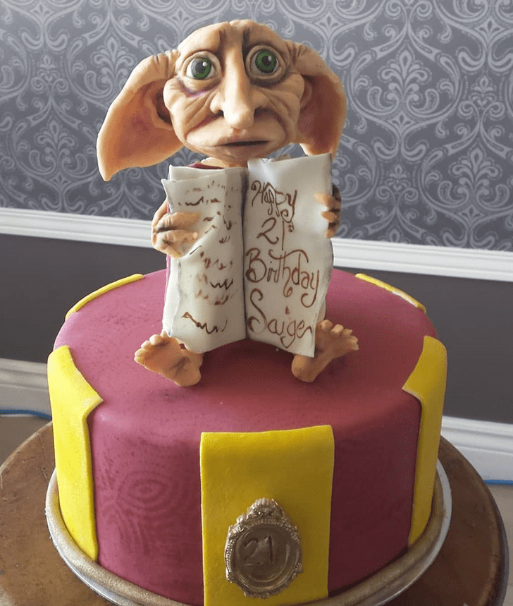 Dobby Birthday Cake Ideas Images (Pictures)