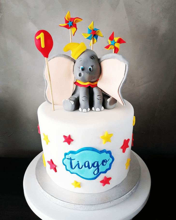 Dumbo Birthday Cake Ideas Images (Pictures)