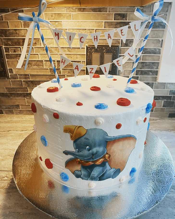 Dumbo Birthday Cake Ideas Images (Pictures)