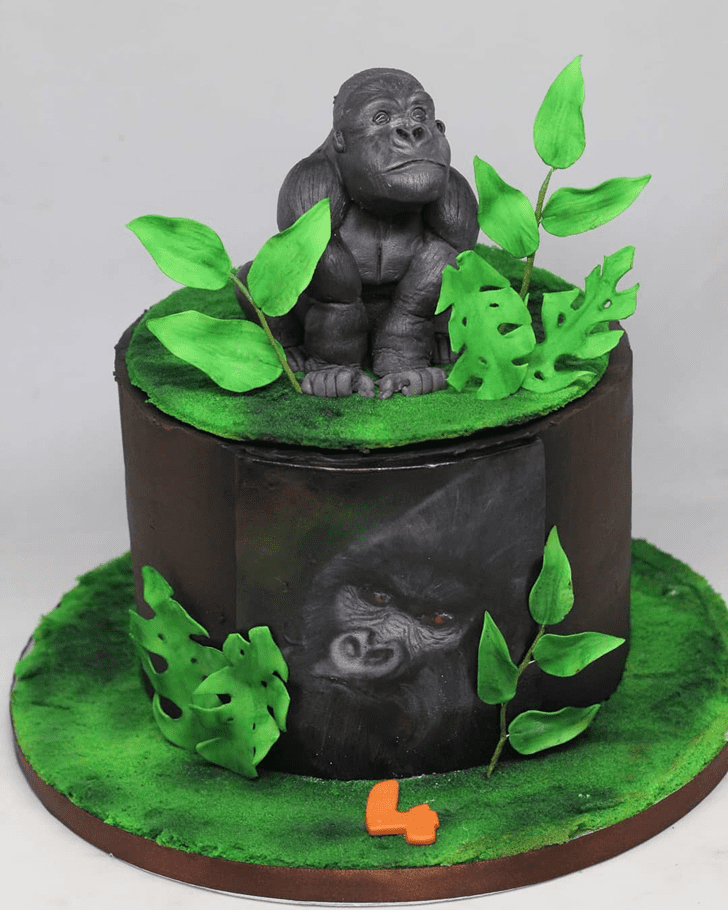 Gorilla Birthday Cake Ideas Images (Pictures)