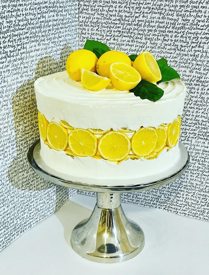 Lemon Birthday Cake Ideas Images (Pictures)