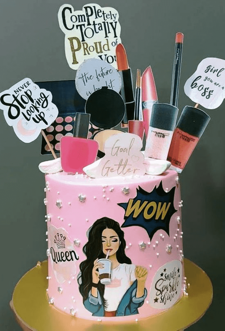 Makeup Birthday Cake Ideas Images (Pictures)