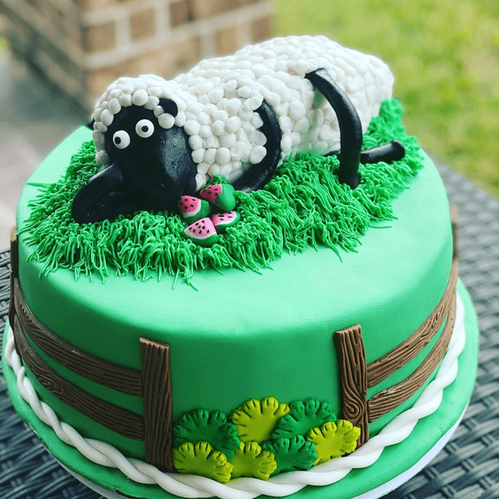 Sheep Birthday Cake Ideas Images (Pictures)
