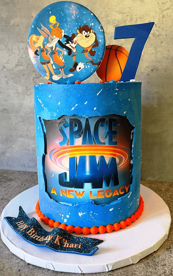 Space Jam Birthday Cake Ideas Images (Pictures)