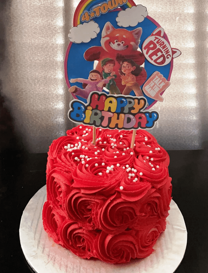 Turning Red Birthday Cake Ideas Images (Pictures)