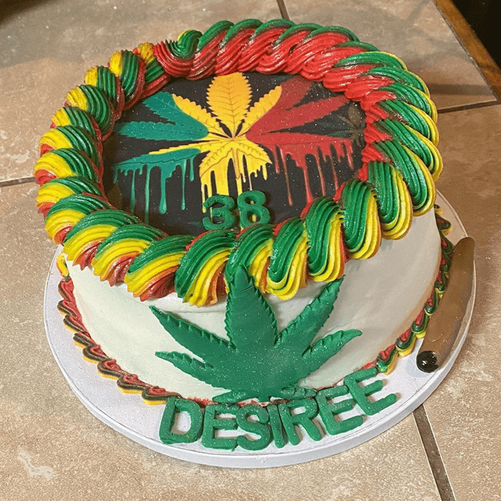 Weed Birthday Cake Ideas Images (Pictures)