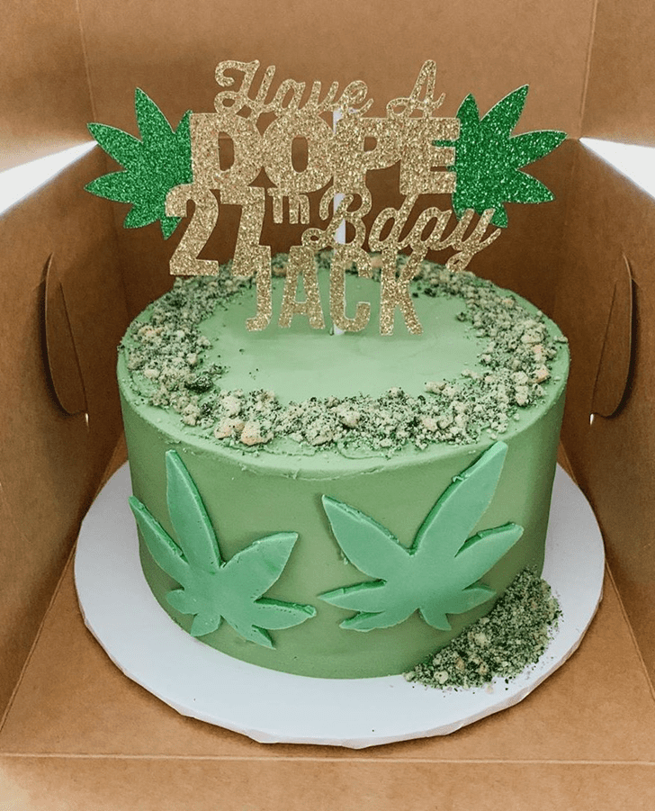 Weed Birthday Cake Ideas Images (Pictures)