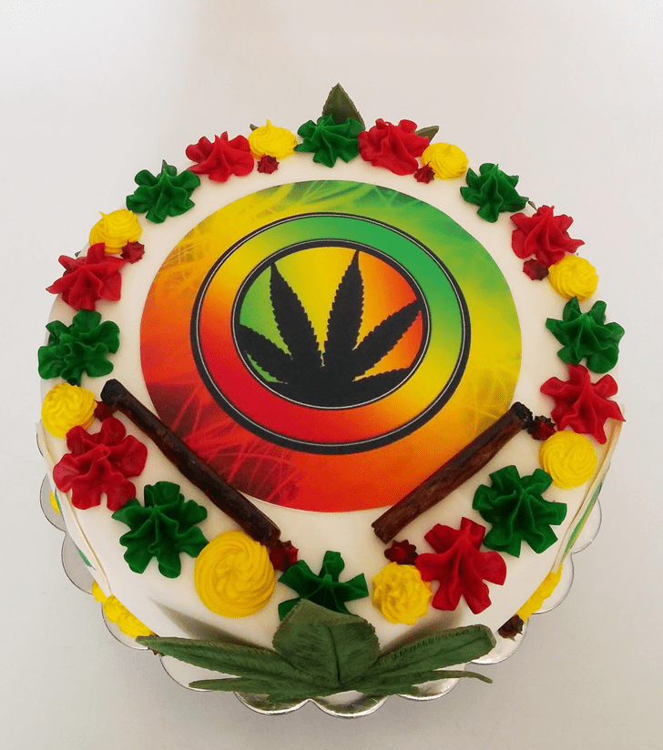 Weed Birthday Cake Ideas Images (Pictures)
