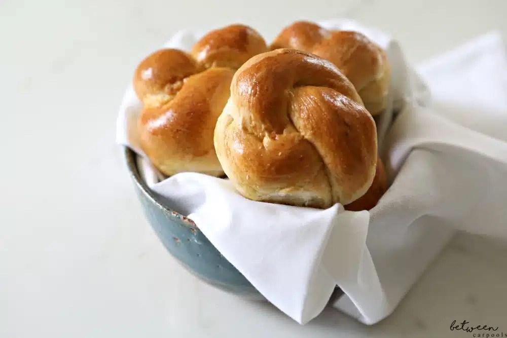 Light Water Challah Rolls (+Bread Machine Option) - Between Carpools