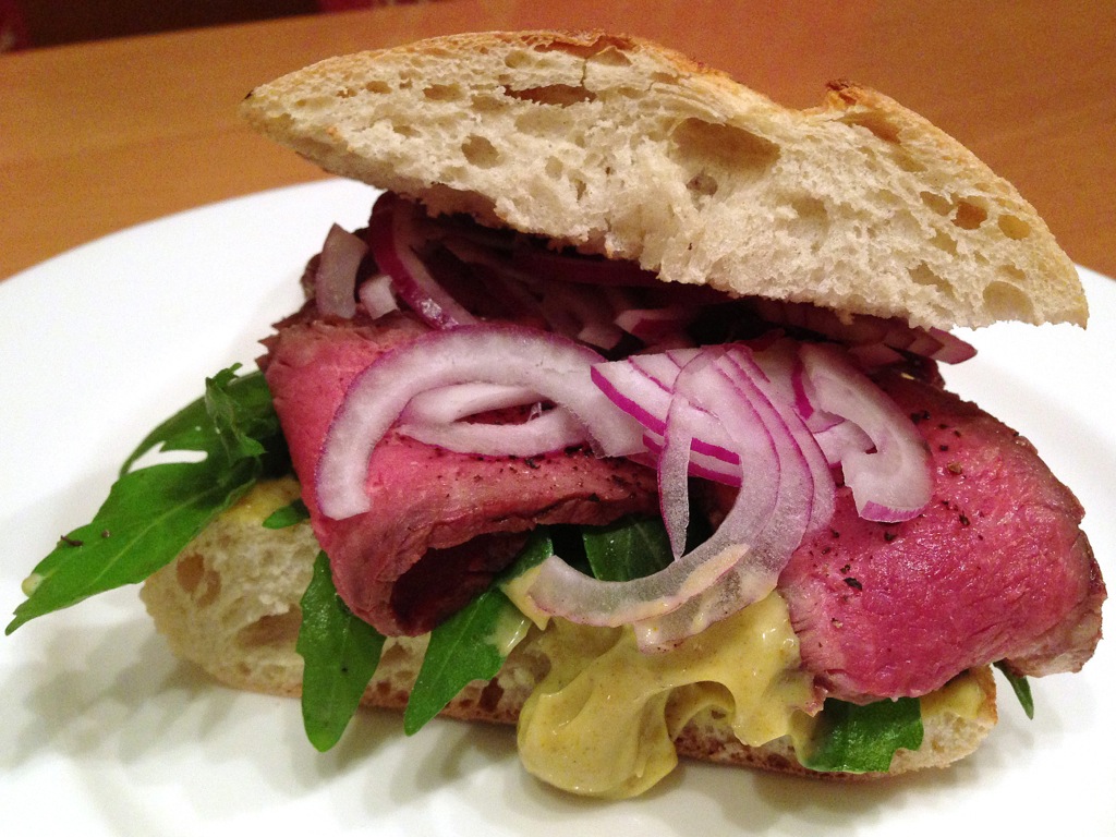 CiabattaSteakSandwich mit CurrySauce bigBBQ.de