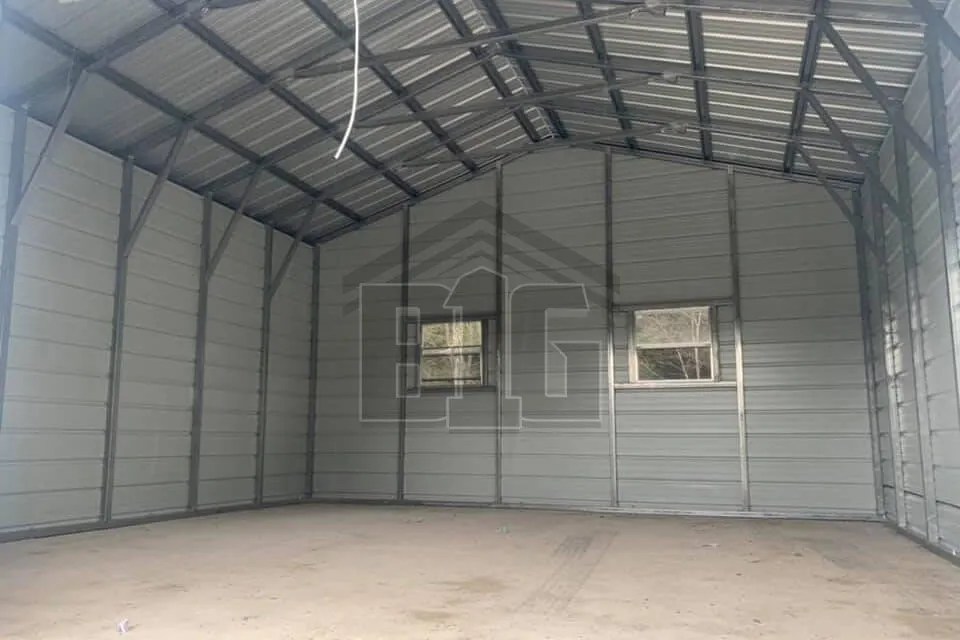 Davis Steel Small Steel Building 18x20 Big Buildings Direct