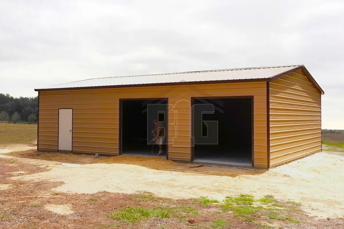 The Istanbul Installed Metal Garage 18x30x9 Big Buildings Direct