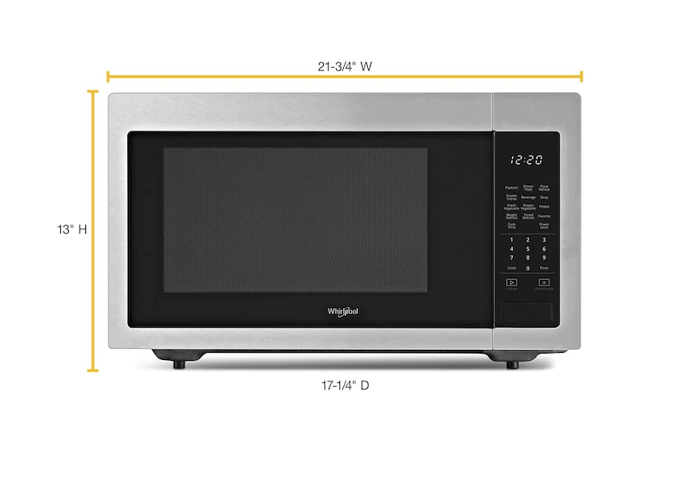 Whirlpool WMC30516HZ 1.6cu Ft 1200Watt Countertop Microwave