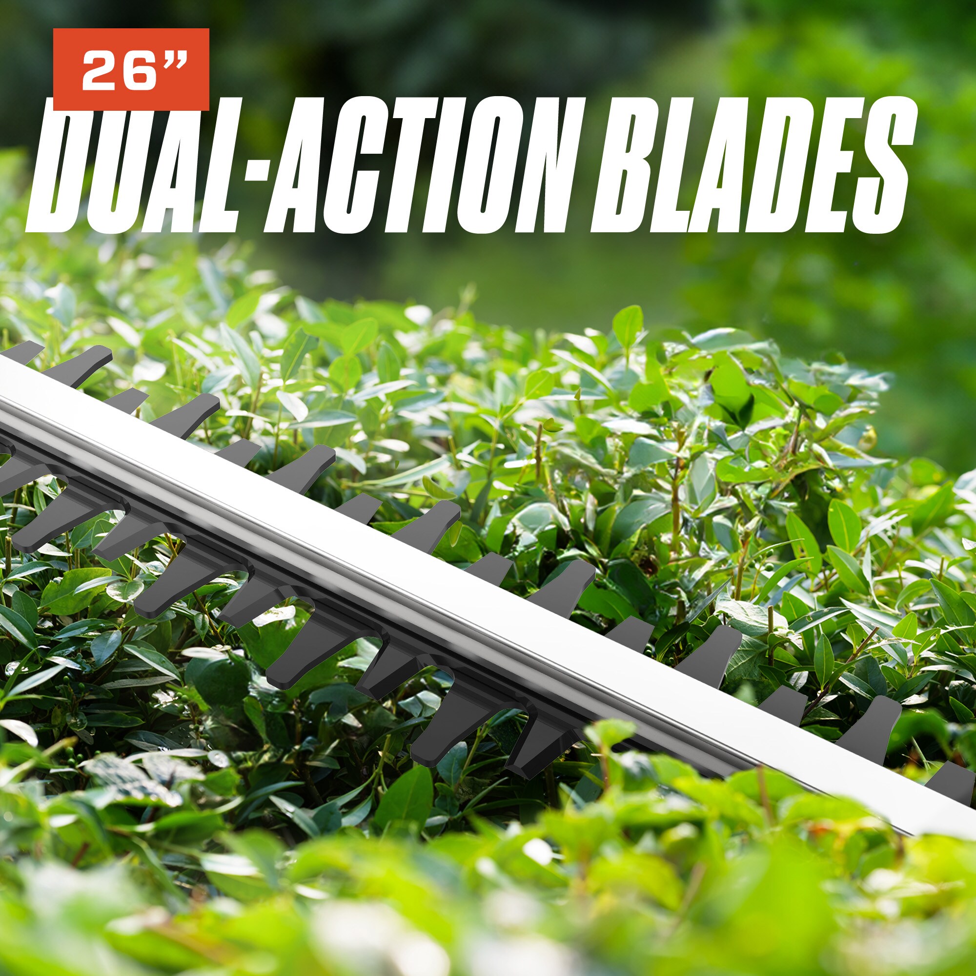 SENIX 60volt Max 26in Battery Hedge Trimmer 3 Ah (Battery And Charger