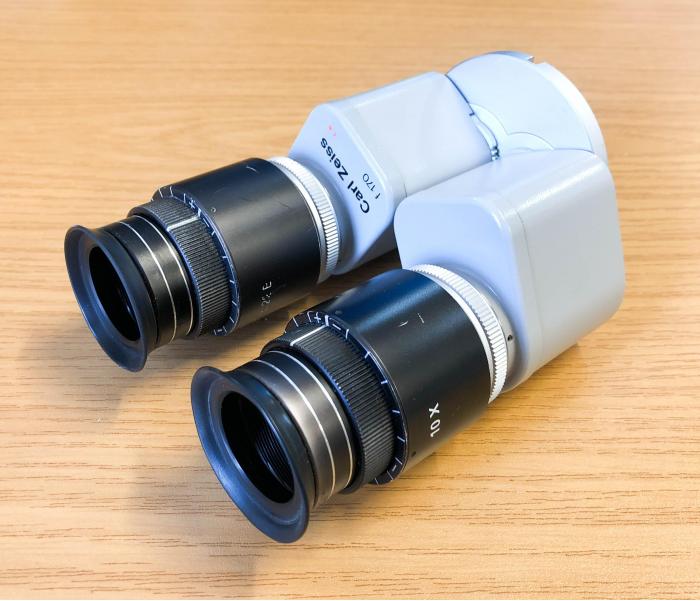 Used CARL ZEISS Straight binocular tube f=170 10x • MedicalElektro