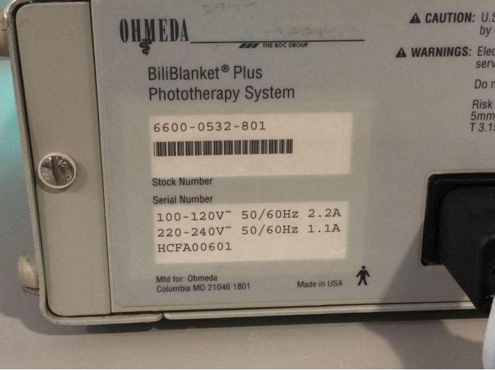 Used Good DATEXOHMEDA Biliblanket Plus for Sale item 1565739 Bimedis