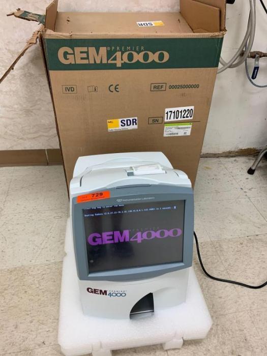 Used INSTRUMENTATION LABORATORY GEM Premier 4000 For Sale Bimedis ID1607367
