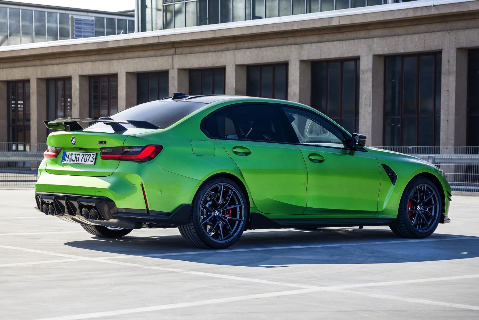 BMW M3 G80 in Java Green Individual trifft M Performance