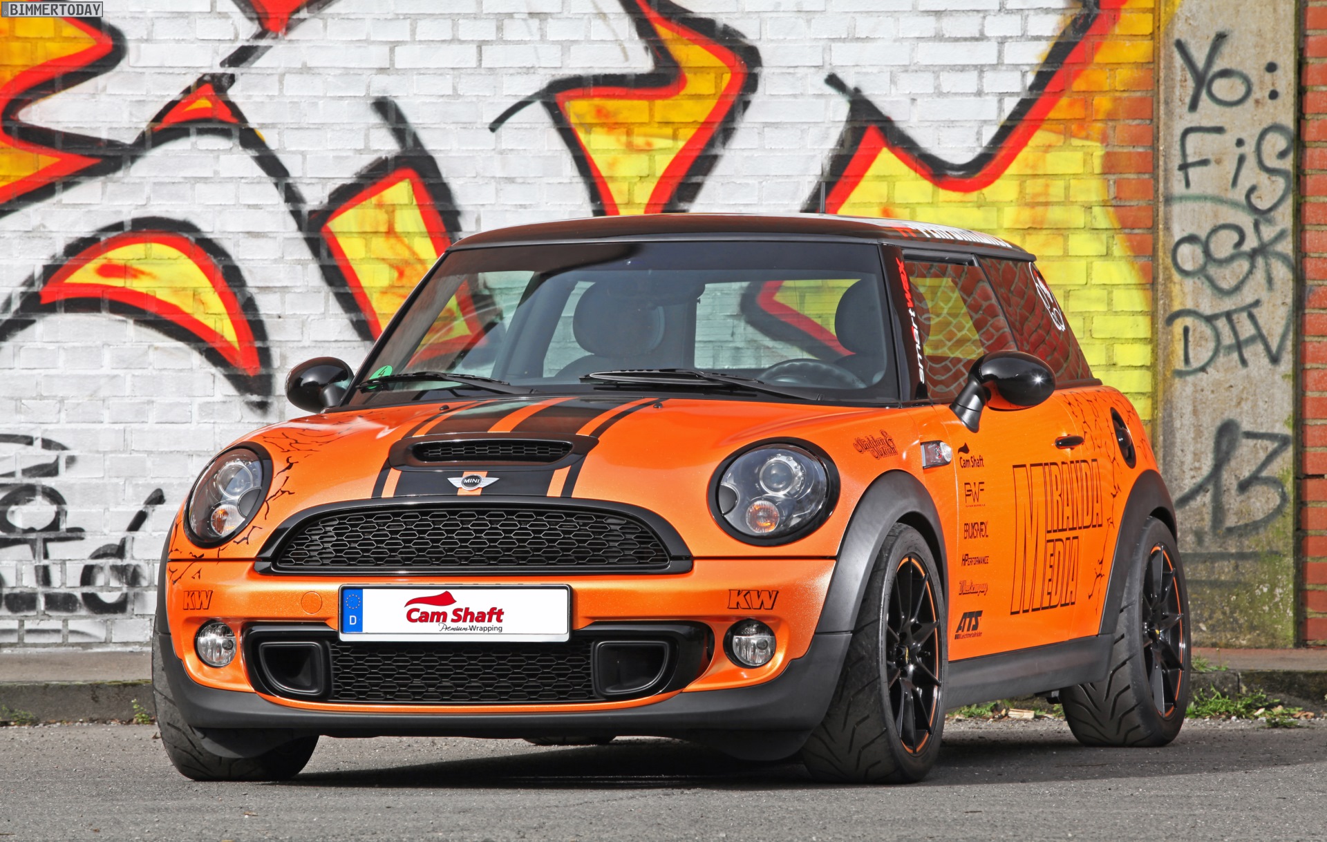 Cam Shaft MINI Cooper S Folierung, mehr Orange und mehr Performance