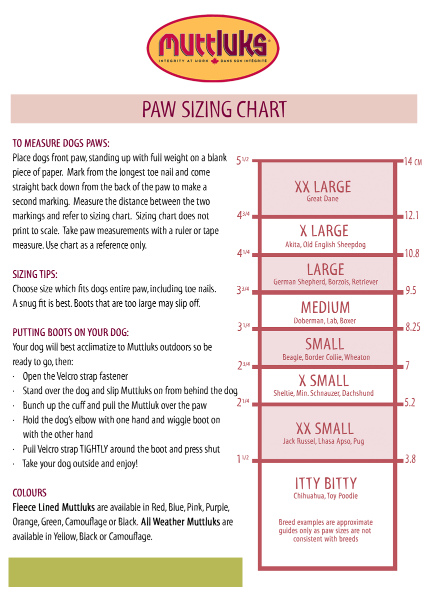 Muttluks All Weather Dog Boots Biopaw