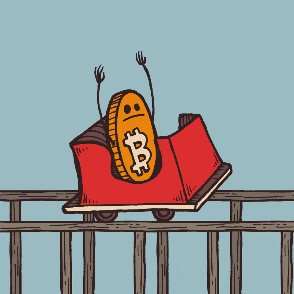 Coaster Flat Bitcoin Coaster Card