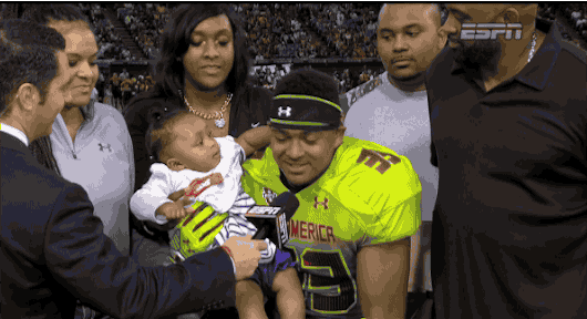 Jamal Adams Uses a Baby to Announce Commitment to LSU Bleacher Report