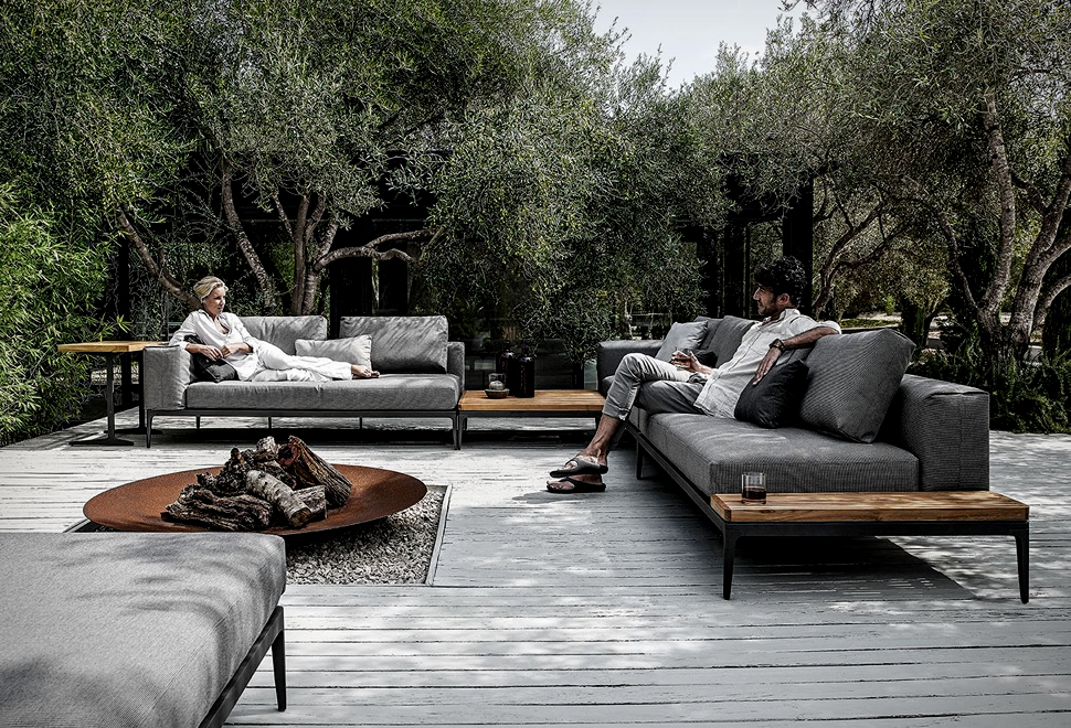 Grid Modular Outdoor Sofa