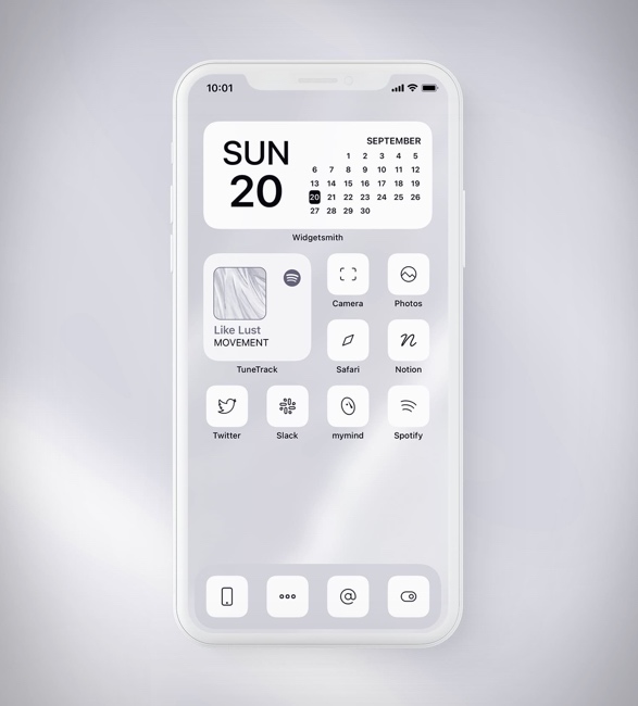 Ios 14 Monochrome Icon Set