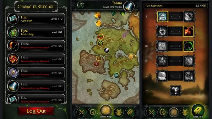 WoW Legion Companion app now live