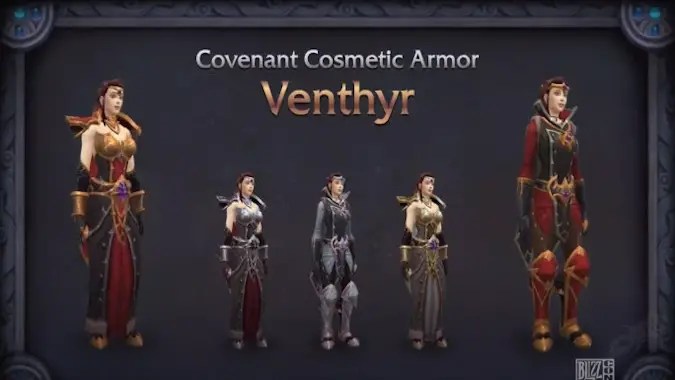Heres a look at the new Covenant armor sets coming in patch 9.1