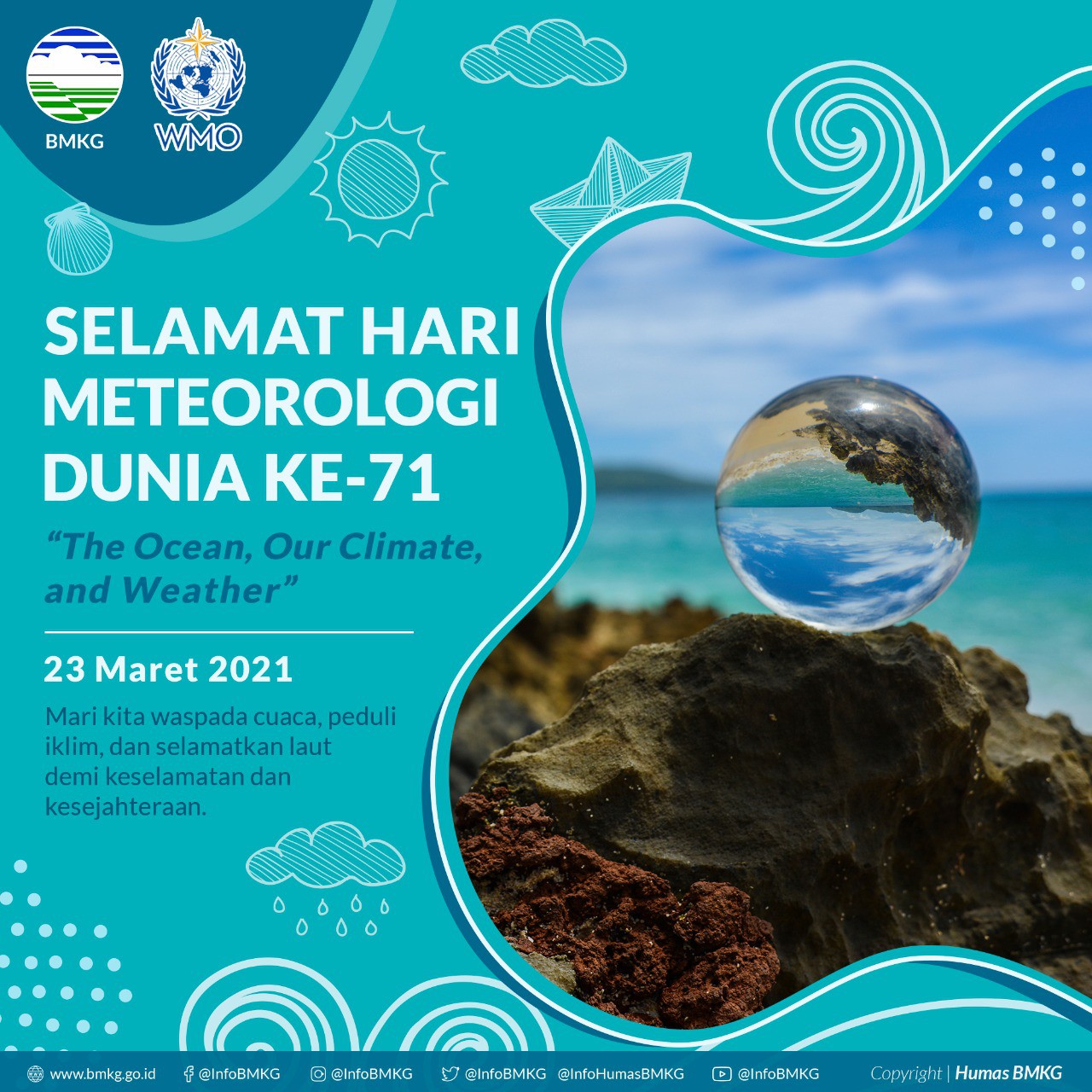 Peringati Hari Meteorologi Dunia ke-71, BMKG Tingkatkan Observasi Laut  Hadapi Perubahan Iklim | BMKG