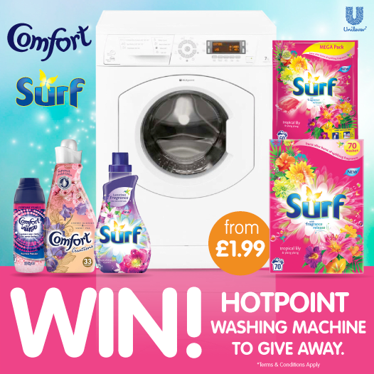 WINNER ANNOUNCEMENT A Washing Machine Courtesy of Unilever!