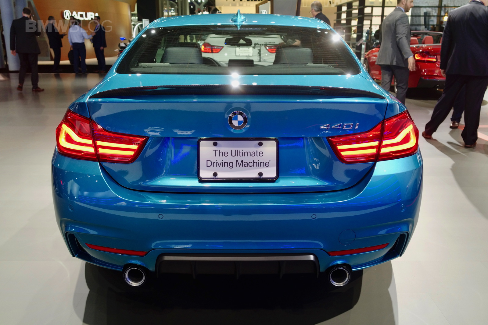 2017 New York Auto Show BMW 440i in Snapper Rocks Blue