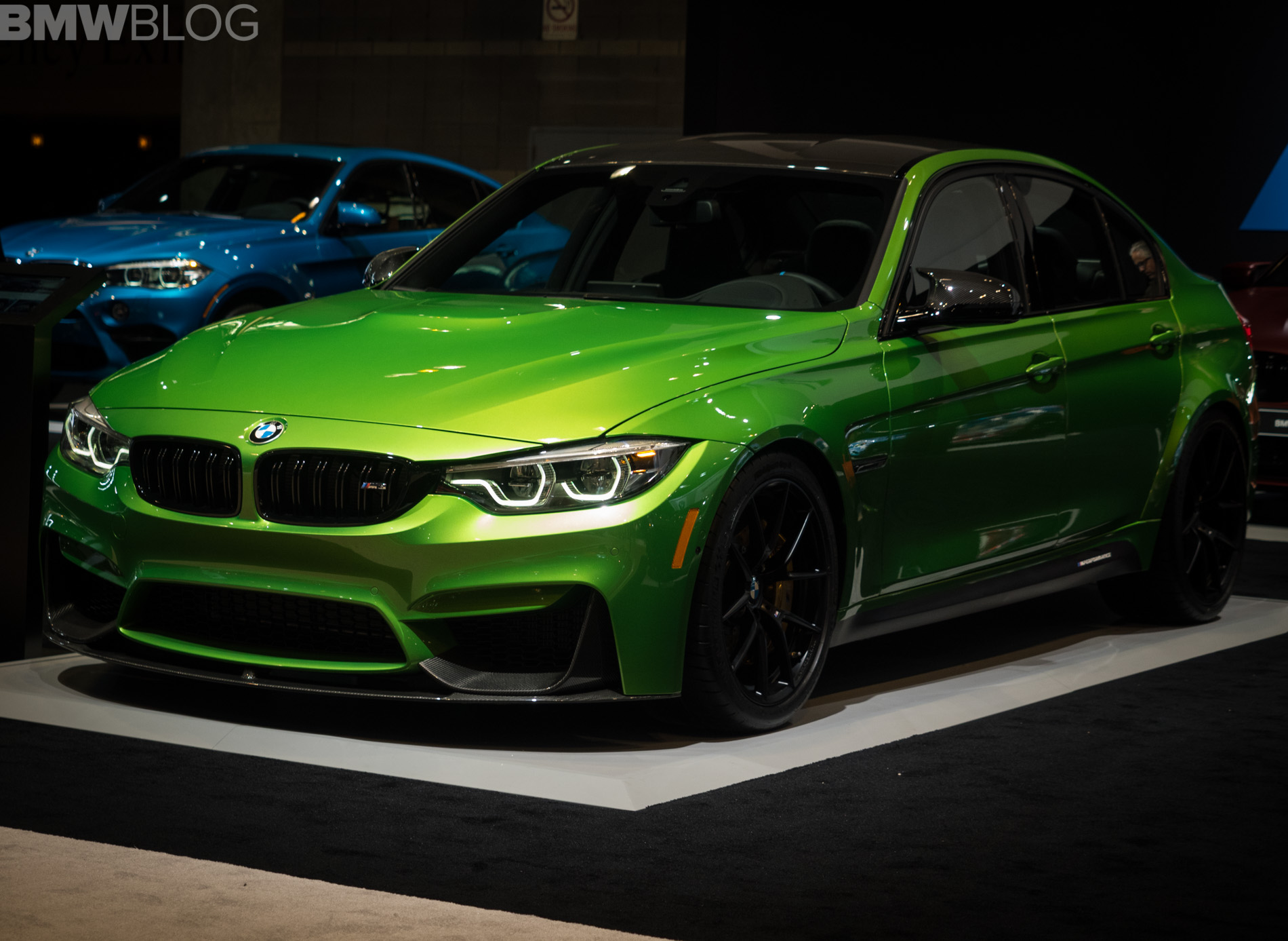 2018 Chicago Auto Show BMW M3 in Java Green