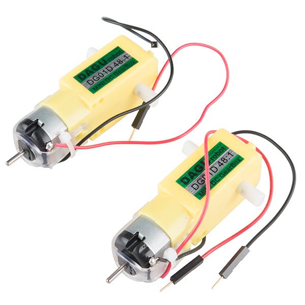 Hobby Gearmotor 140 RPM (Pair) Opencircuit