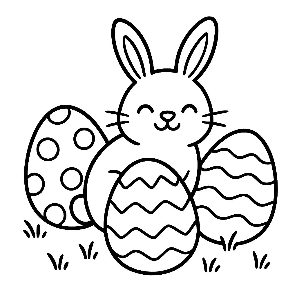 Thanksgiving Feast Bold and Easy Coloring Pages