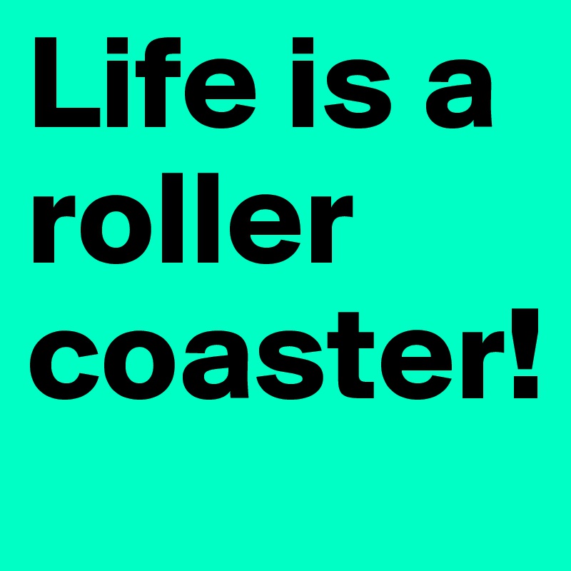 Life is a roller coaster! Post by Bangles11 on Boldomatic