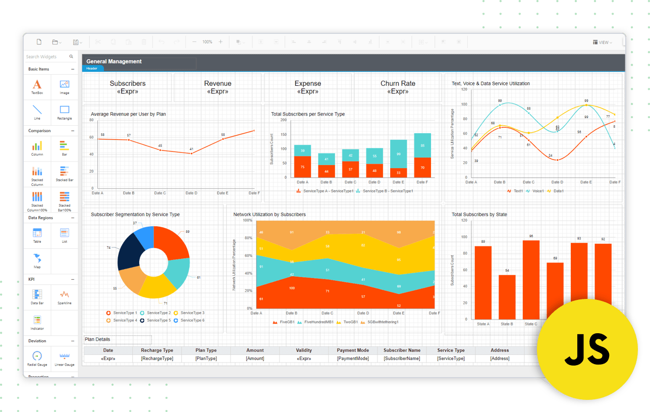 HTML5 JavaScript Report Designer Reporting Tool BoldReports Visual Studio Marketplace