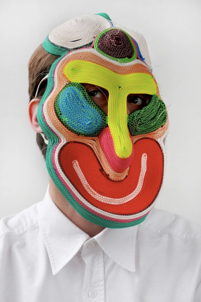Colourful Woven Masks by Designer Bertjan Pot BOOOOOOOM! CREATE