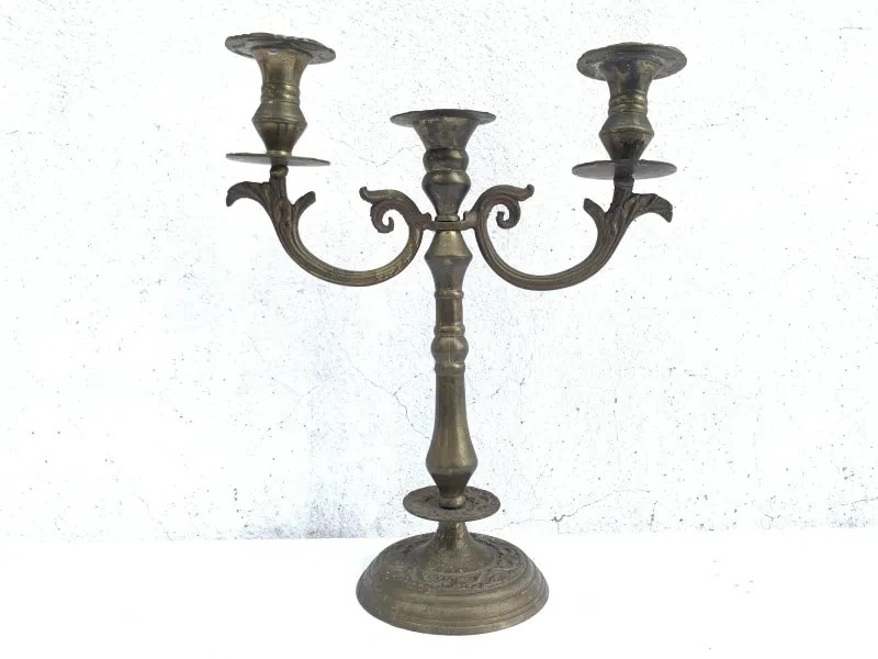 CANDLE HOLDERS ANTIQUE Romantic Candelabra Stand Dining Castle