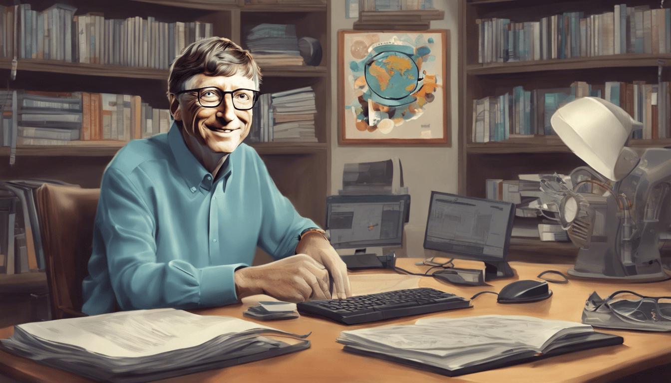 Bill Gates, the cofounder of Microsoft Company, is known for being
