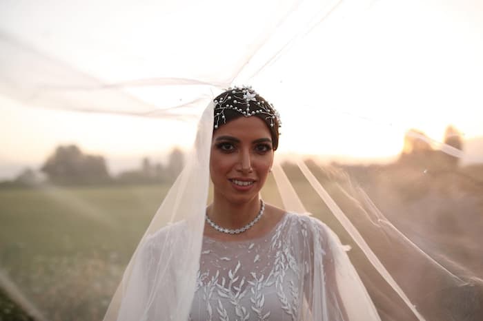 Aura Headpieces Wedding Accessories, Lebanon BridaLeb