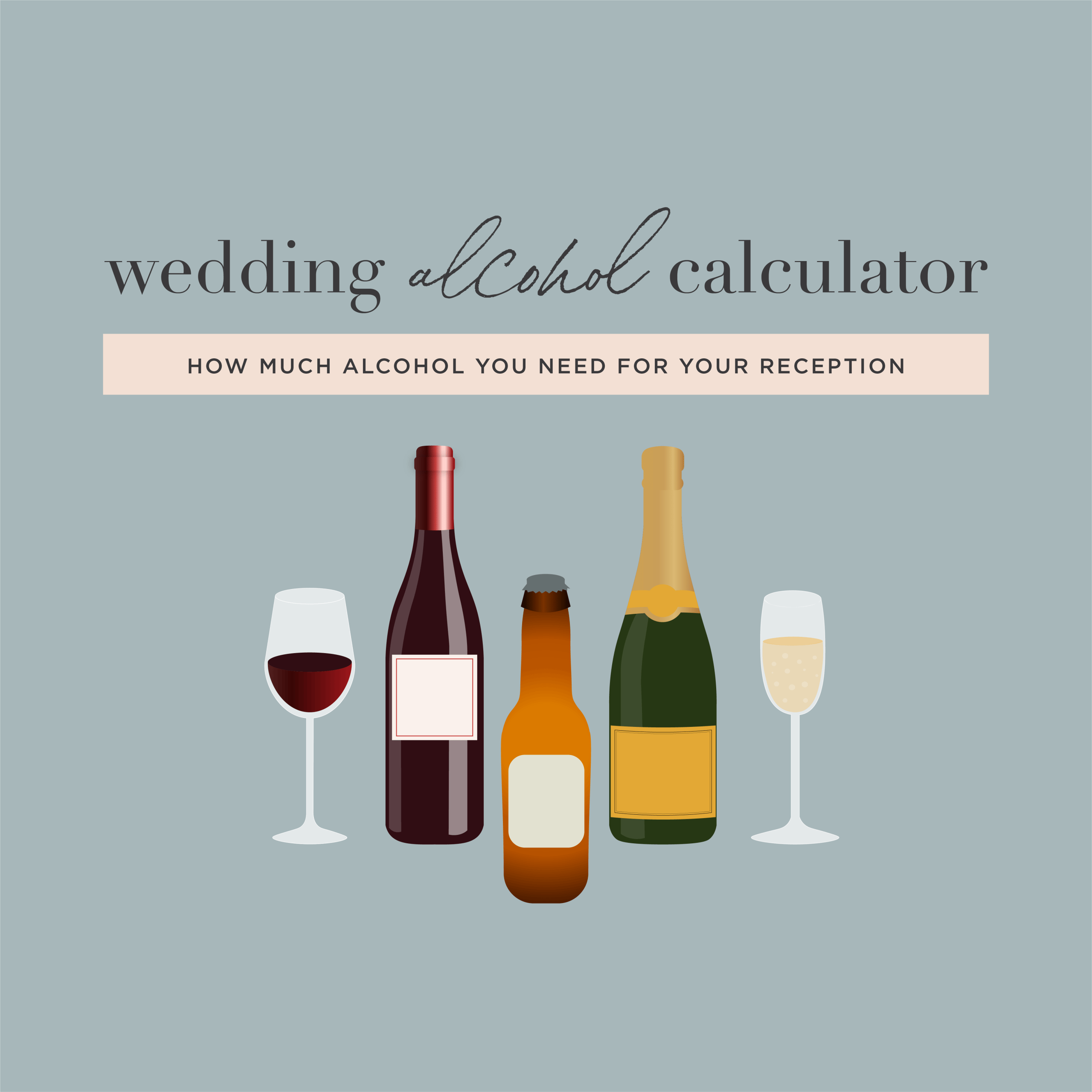 How Much to Serve via Our Helpful Wedding Alcohol Calculator