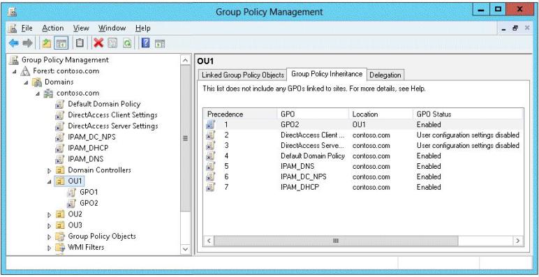 Q.110121 Your network contains an Active Directory dom