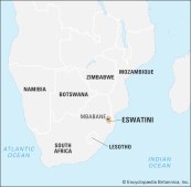 Eswatini In Africa Map Eswatini | Culture, History, & People | Britannica