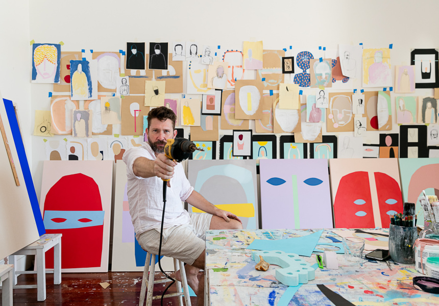 Studio Visit Daimon Downey
