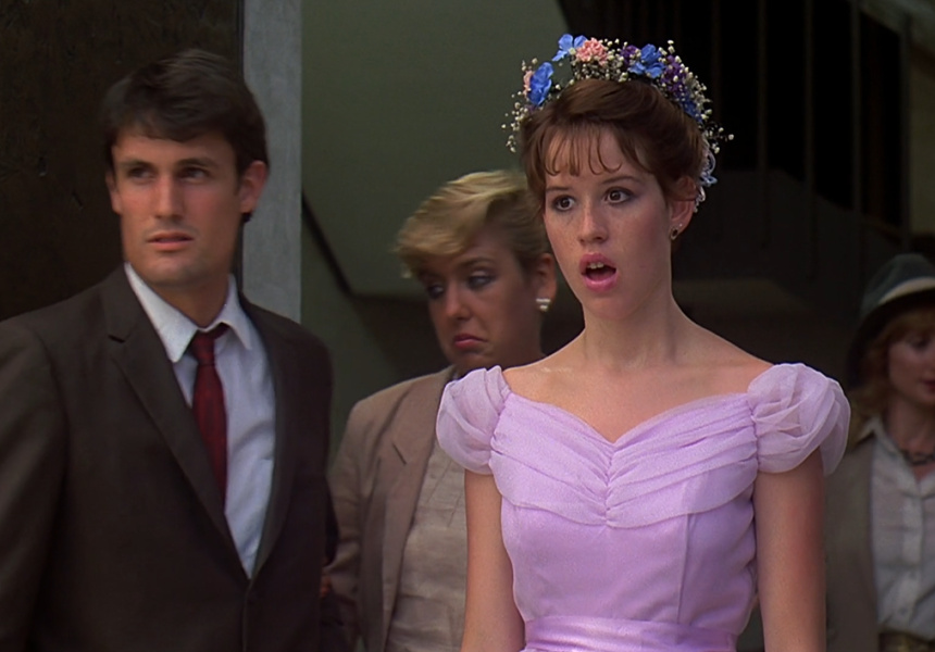 Pink/Lilac Bridesmaid Dress Worn By Samantha (Molly Ringwald) In