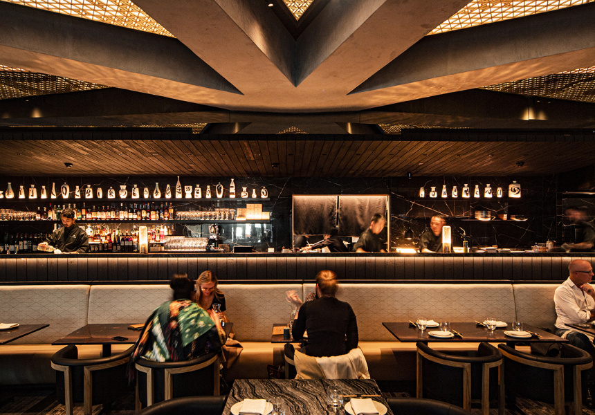 At New Martin Place Restaurant Kazan Dining, Japanese Dishes Are