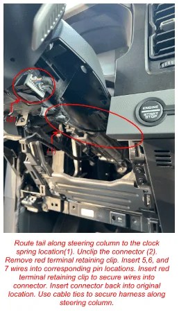 Bronco Raptor Steering Wheel Swap w/ Functional Paddles -- DIY