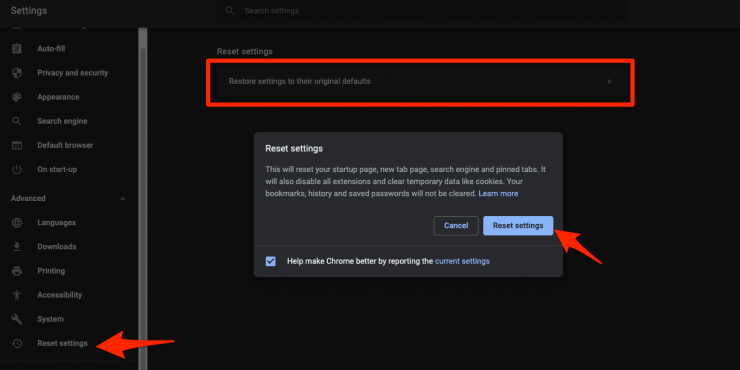 How to Clear History, Cookies, Cache and Reset in Chrome PC?
